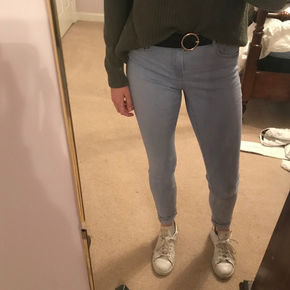 Zara light wash jeans